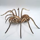 [R1026] Grosse araignée en bois