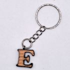 [R1041] Porte clé lettre bois découpée (toutes les lettres disponibles)