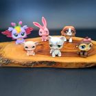[R2140] Lot 6 figurines Pet Shop