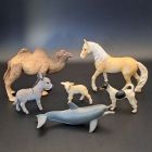[R2209] Lot 6 animaux Schleich Papo