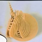 [R2218] Puzzle 3D en carton : Licorne