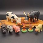 [R2242] Lot 8 animaux de la ferme