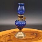 [R2264] Lampe à huile miniature bleu