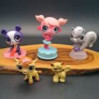 [R2281] Lot 6 figurines Pet Shop