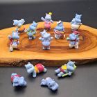 [R2302] Lot 12 happy hippo Kinder surprise