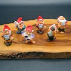 [R2307] Lot 6 nains de jardin Kinder surprise les tous nouveaux nains de jardin