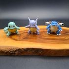 [R2320] Figurines pokemon Tomy Carapuce, Carabaffe, Tortank