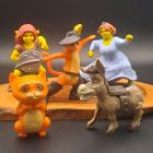 [R2336] Lot 5 figurines Shrek