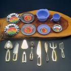 [R2374] Lot dinette ustensiles de cuisine