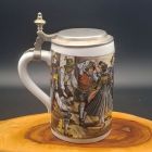 [R2383] Chope à bière Seltmann Weiden avec couvercle en étain