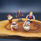 [R2435] Lot 5 figurines pirates