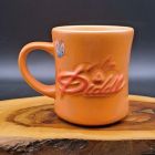 [R2453] Mug en relief souris DIDDL orange tasse céramique 3D 10 cm