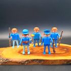 [R2458] Lot 5 soldats nordistes playmobil