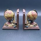 [R2486] Serre-livres Voyage / Mappemonde