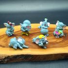 [R2501] Lot 6 figurines éléphants Kinder