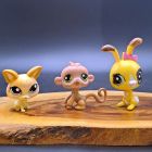 [R2633] Lot 3 figurines Littlest pet shop