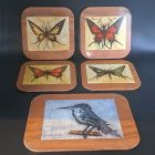 [R2638] Lot 5 dessous de plat Bernard Buffet