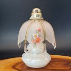 [R2658] Veilleuse décorative Avon vintage, diffuseur de parfum en porcelaine blanche des années 1970.