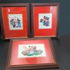 [R2660] Lot 3 tableaux vintage Mickey & Minnie