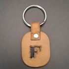 [R2689] Porte-clés cuir lettre F