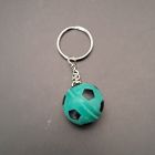 [R2707] Porte-clés ballon de foot turquoise