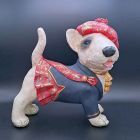 [R2733] Statuette Chien Écossais en Kilt - KARE DESIGN (30 cm)