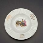 [R2768] Cendrier / Vide-poche vintage Porcelaine de Limoges - Voiture ancienne