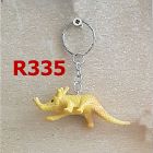 [R335] Porte-clé animal jaune à écailles