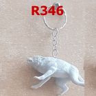 [R346] Porte-clé loup blanc