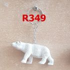 [R349] Porte-clé ours blanc