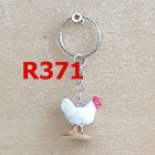 [R371] Porte-clé poule