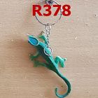 [R378] Porte-clés gecko vert