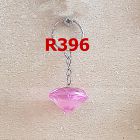 [R396] Porte clé diamant rose