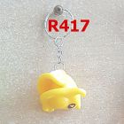 [R417] Porte clé poisson jaune