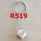 [R519] Porte clé dé 2,4,8,16,32,64