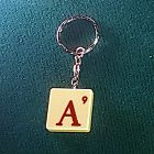 [R598] Porte-clé diamino plastique lettre A