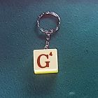 [R604] Porte-clés diamino plastique lettre G
