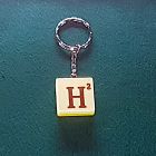 [R605] Porte-clé diamino plastique lettre H