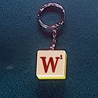 [R620] Porte-clés diamino plastique lettre W