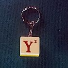 [R622] Porte-clé diamino plastique lettre Y