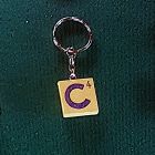 [R647] Porte-clés diamino bois lettre C