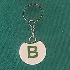 [R665] Porte clé lettre verte B