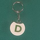 [R667] Porte-clé lettre verte D