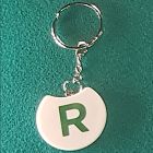 [R679] Porte-clé lettre verte R