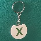 [R684] Porte-clé lettre verte X