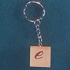 [R687] Porte clé lettre cursive E
