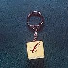 [R690] Porte clé lettre cursive L