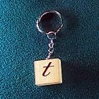 [R693] Porte-clé lettre cursive T