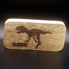 [R942] Morceau de bois déco squelette T-rex 5x10 cm