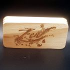[R957] Morceau de bois déco Zen 5x10 cm